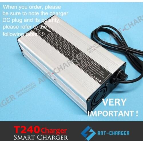 Hot Sale Customized 240W 37.8V 42V 5A, 46.2V 50.4V 54.6V 58.8V 4A Lithium Ion Lipo Li-ion LiMn2O4 LiCoO2 Battery Pack Charger