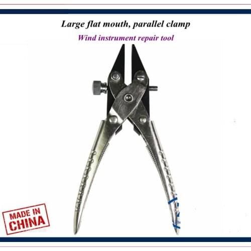 Wind instrument repair tools Saxophone flute clarinet Maintenance tool Large flat mouth, parallel clamp