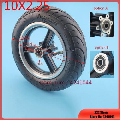 10X2.25 wheel hub 10 inch scooter aluminum alloy rims frame for 10X2.25 tire electric scooter mini bike Balance car tyre tube