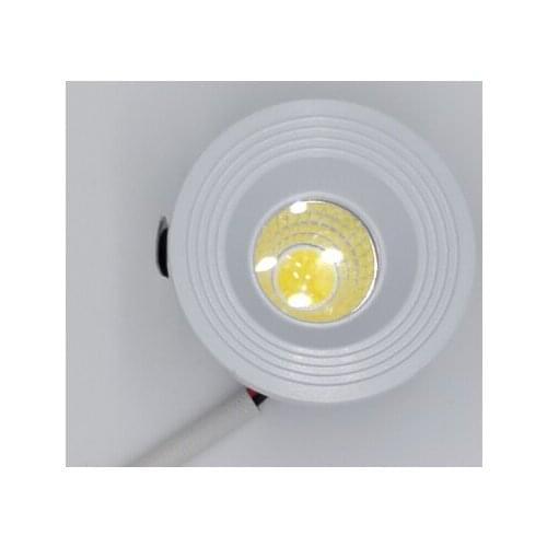 NEWEST!!! 10 pieces Foyer recessed micro miniature small adjustable indoor ceiling mini 3W COB dimmable down light Free shipping