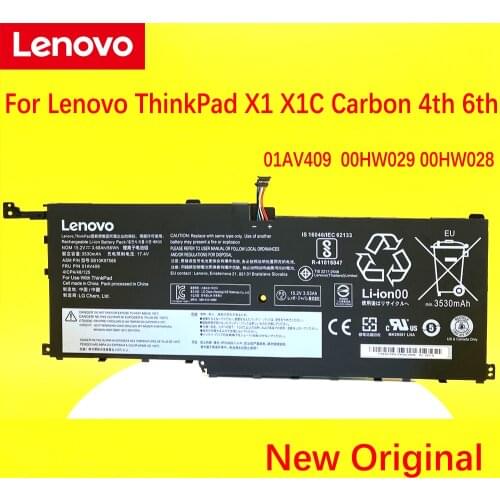 LENOVO X1C 01AV410 01AV438 01AV439 01AV441 SB10K97567 SB10K97566 Original 01AV409 laptop battery