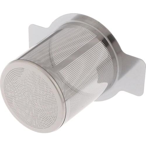 1pc Tea Infusers with 2 Handles Basket Reusable Fine Mesh Tea Strainer Tea and Coffee Stainless Steel