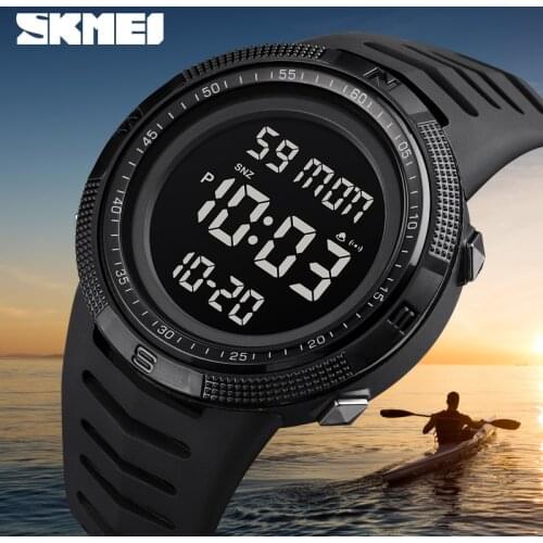Sport Watch Men Digital Wrist Watch 50M Waterproof Sport Watches Top Brand SKMEI Mens Clock Countdown Stopwatch Bracelet Watch