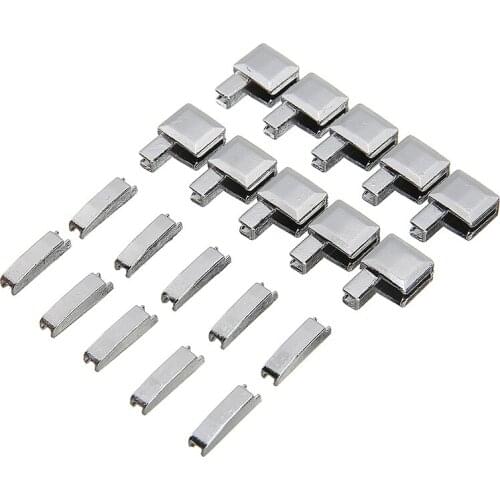 10Sets Metal Zipper Stopper Repair Open End Zipper Stopper Sewing Tailor Tool Zip Fix Tools for Clothes