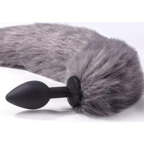 BDSM Anal Tail for Two Lovers Toys for Adults Plug Tai Sex Game Adult Toys Couple Anal Plug