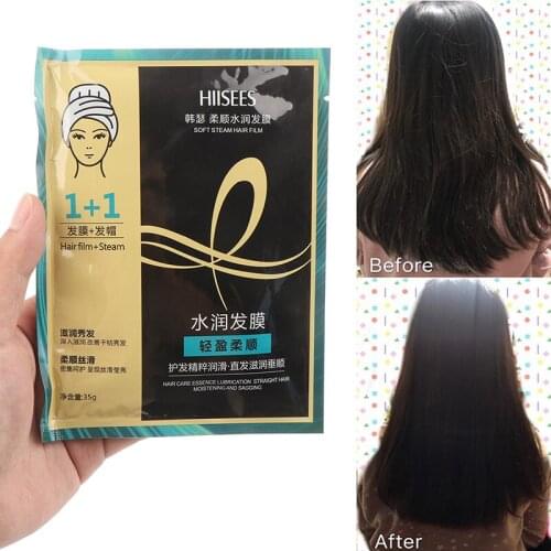 Automatic Heating Steam Hair Mask Keratin Repair Dry Damaged Replenishment Anti Hair Loss Moisturizing Nourishing Oil