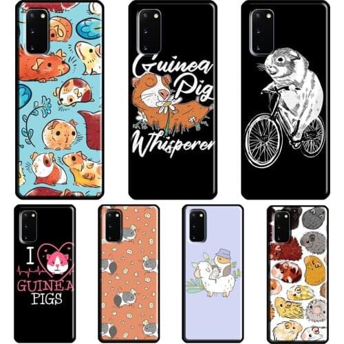 Cartoon Guinea Pig Case For Samsung Galaxy S21 Ultra S8 S9 S10 Plus Note 9 10 Note 20 Ultra S20 FE Back Cover