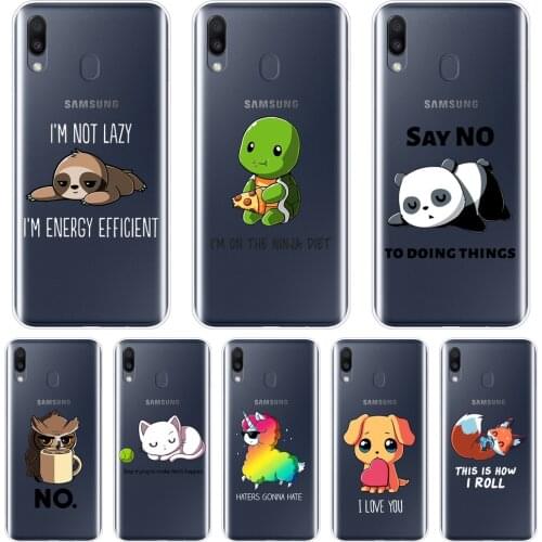 Quotes Dog Cat Fox Panda Back Cover For Samsung Galaxy M40 M30 M20 M10 Silicone Phone Case For Samsung Galaxy M10 M20 M30 M40