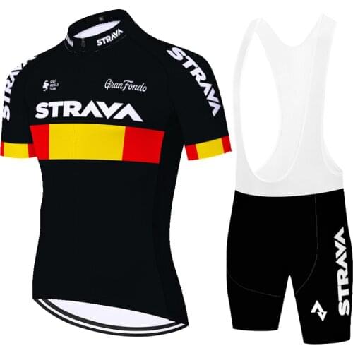 Strava cycling jersey quick dry short sleeve ropa ciclismo hombre Summer 20D gel pad Bicycle Clothes tenue cyclisme homme