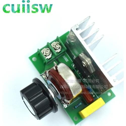 220V 4000W SCR Electric Voltage Speed Controller Regulator Switch Module &Wholesale