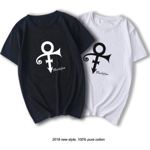 Prince Purple Rain Rock Roll Cotton Print T-shirt Tee SHIRT Flamboyant musician Prince Roger Nelson vibrant t shirt Short Sleeve