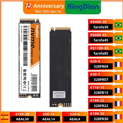 KingDian M.2 PCIE NVME SSD 128GB 256GB 512GB 1TB 2TB 2280 Internal Solid State Drives Hard Disk For Laptop Desktop MSI