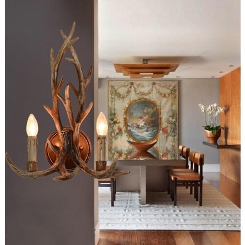 Chinese antique wall lamp living room European wall light originality reminiscence corridor lamp balcony lighting ZA83013