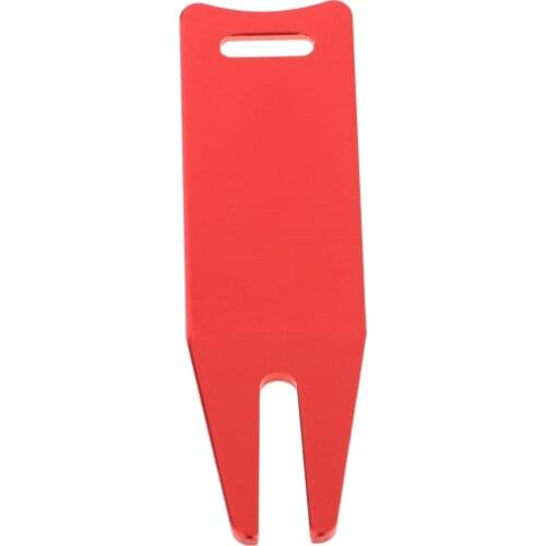 Metal Golf Divot Repair Tool Putting Green Fork Club Rest Pitch Maintain