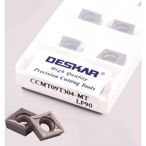 10PCS CCMT09T304 CCMT09T308 MT LF90 Cermet turning insert High quality Carbide CNC lathe turning insert tools for turning steel