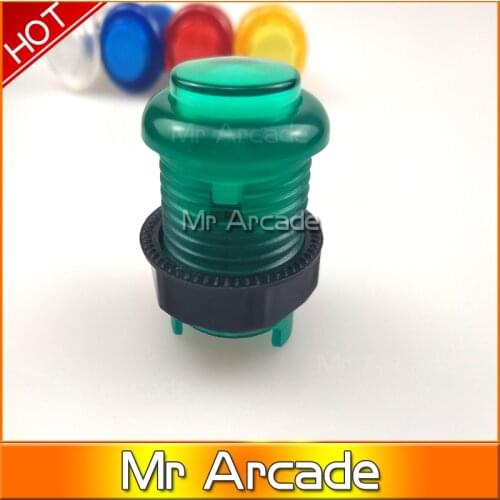 12 v LED light Arcade led Push Button 28/24 mm hole diametre 12v Led light Push Button for pandora box 6 pc games cabinet