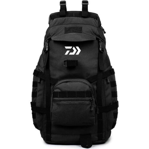 Outdoor Sports Travel Tactical Camouflage Waterproof Multifunction Shoulder Backpack Fishing Bag Climbing Large Capacity Bag