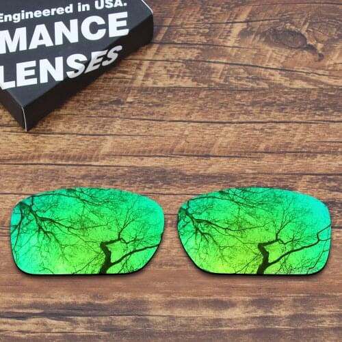 ToughAsNails Resist Seawater Corrosion Polarized Replacement Lenses for Oakley Turbine Sunglasses Green Mirrored (Lens Only)