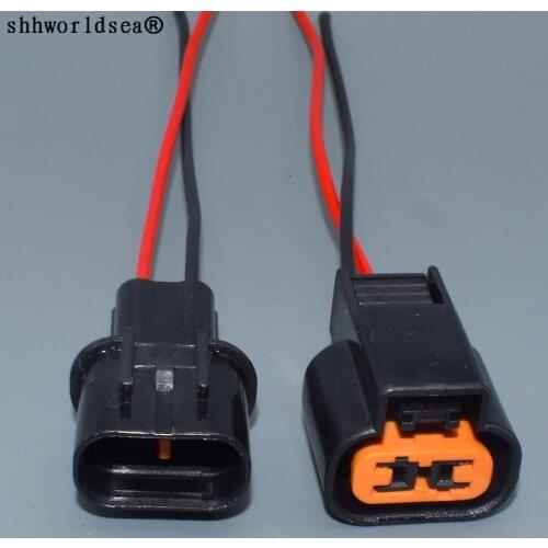 Worldgolden 2 pin 2.2mm PB621-02020 PB625-02027 male female ABS sensor plug fog lamp auto connector for Mitsubishi