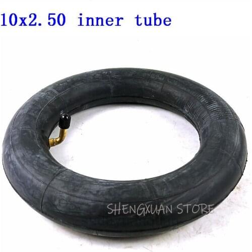 2 pcs 10 inch Inner tire 10x2.50 tube inner tyre with bent Valve for Electric Scooter Balancing Hoverboard self Smart Balance