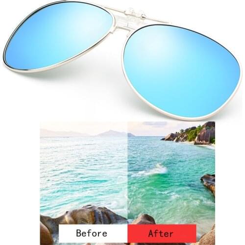 Unisex Polarized Glasses Clips UV400 Fishing Use Eyewear Driving Cycling riding SunGlasses Men Women Day/Night Vision Glasses