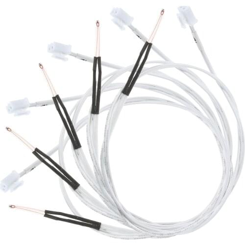 3pcs Anet A8 plus ET4 NTC 3950 Thermistor Sensor 100K 0.5 Meter Wiring Cable Pin Head for ET4 ET4X ET4PRO ET5 3D Printer parts