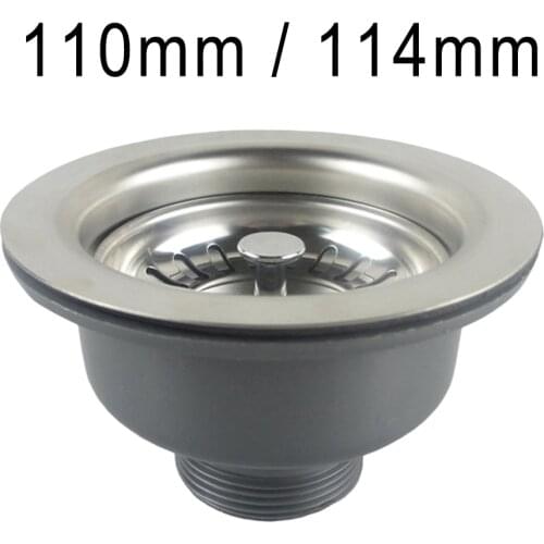Sink Strainer Basin Waste Stopper Replacement Fits for 83-90mm Sink Hole