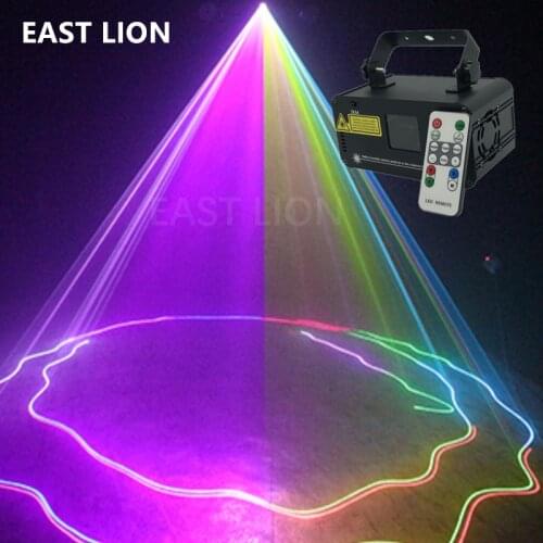 Hot Remote Control RGB Dj Disco Stage Strobe Magic Laser Light Projector Colorful Party Night Portable Lighting For Home Parties