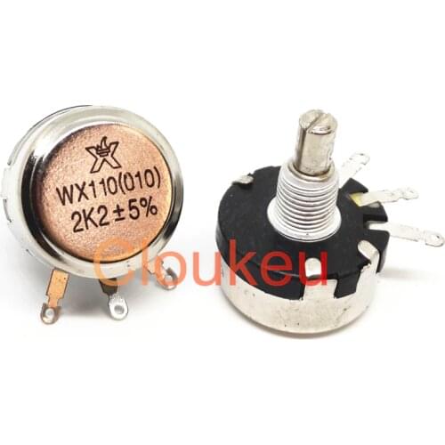 WX110(010) Potentiometer switch 100R 470R 1K5 1K 2K2 4K7 10K 22K 5K6