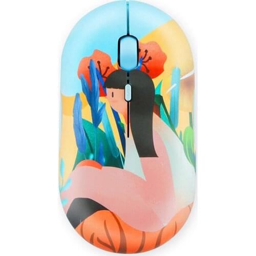 Rechargeable Wireless Mouse 2.4G USB Optical Silent Mouse Ultra Thin Portable Ergonomic Gaming Mice 1600DPI Office Mause For PC