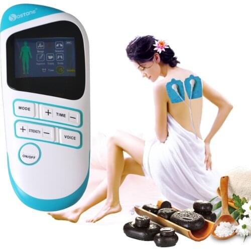 Portable Multi-function Voice Electronic Massager Digital Meridian Therapy Massage Instrument Body Neck Back Relaxation Tool
