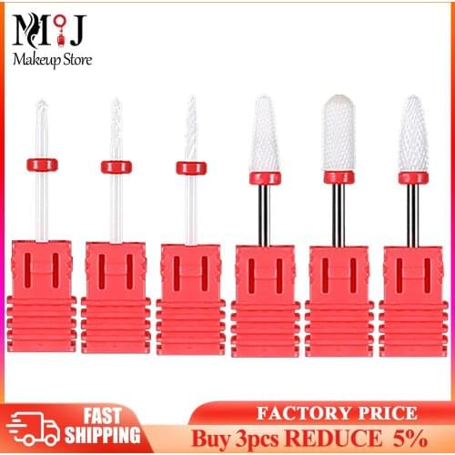 Durable Manicure Ceramic Grinding Head Nail Polishing Head High Hardness Replacement Head Manicure Tool