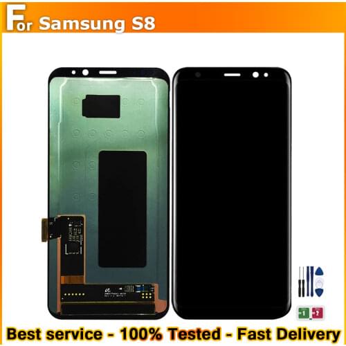 Super Amoled And New Display For Samsung Galaxy S8+S8Plus G950F G950FD G9500 G950U LCD Touch Screen Sensor Panel Assembly