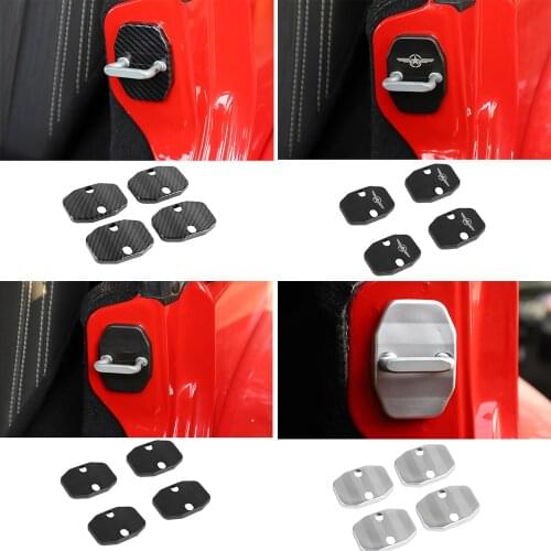 ABS Door Lock Protector Cover Latch Buckle Trim For Jeep Compass 07-19 Patriot 11-16 Renegade 16+ Grand Cherokee 11+ Wrangler JK