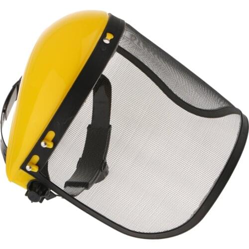 Garden Weeding Face Protector Adjustable Mesh Visor for Brush Cutter User