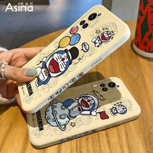 ASINA Liquid Silicone Case For VIVO X50 60 30 Pro Cover Cartoon Bumper Straight Edge Cases For Vivo Z5X Z1Pro iQOO Neo Y17 V17