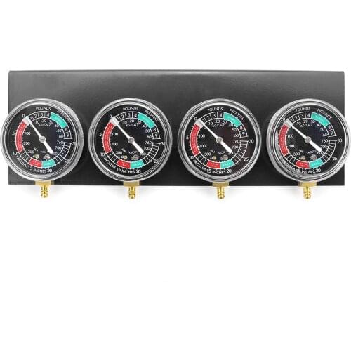 1/2/4pcs Motorcycle Carburetor Vacuum Gauge Balancer Synchronizer Tool W/Hose Kit tool Black For Honda/Yamaha/Suzuki/Harley