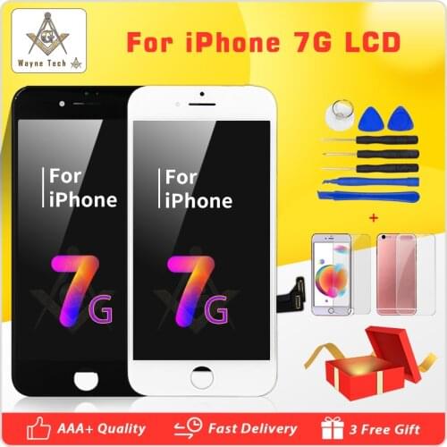 1PCS Quality AAA LCD For iPhone 7 7 Plus Display With Touch Digitizer Assembly Cold Glue + 3D Touch Free Shipping