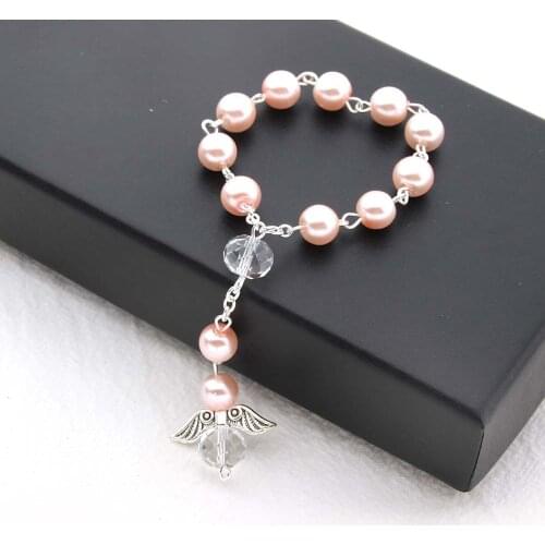 10pcs Baby shower favor Christening gift bracelet baby shower girl boy baptism gift giveaway souvenir