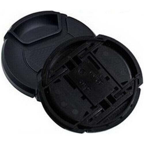 10pcs/lot 49 52 55 58 62 67 72 77 82 86mm center pinch Snap-on cap cover LOGO for canon nikon camera Lens