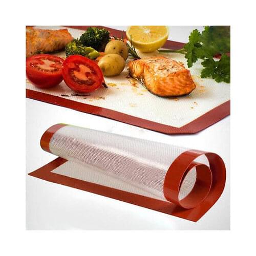 300x210x0.7mm Non-Stick Silicone Baking Sheet Rolling Insulation Mat Bakeware Pad Oven Liner Cooking Mats