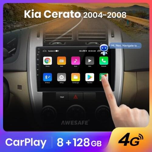 AWESAFE PX9 for Kia Cerato 1 LD 2004-2008 Car Radio Multimedia video player GPS No 2din 2 din Android 10.0 2GB+32GB