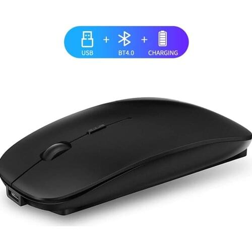Wireless Mouse Bluetooth Rechargeable USB Optical Mause Ergonomic Silent Mouse for PC Laptop Computer Xiaomi Macbook