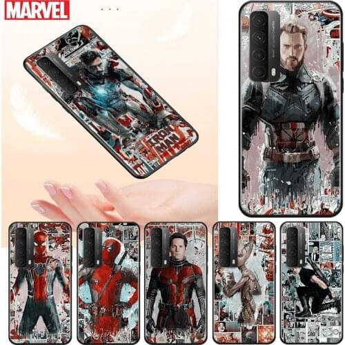 Marvel Avengers superhero For Huawei Y9S Y9A Y9 Y8P Y8S Y7P Y7A Y7 Y6S Y6 Y5P Y5 PRO Lite Prime 2020 2019 2018 Phone Case