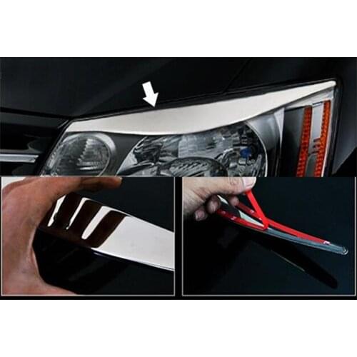 For Toyota ALPHARD 10 Series Headlights Plating Decorative Strip