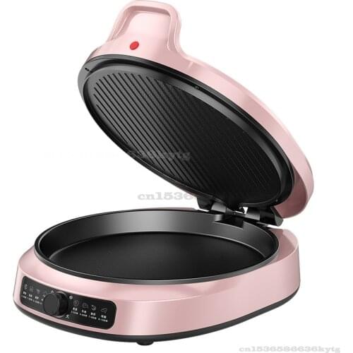 110V/1600W Electric Baking Pan Household Suspended Double Sided Heating Intelligent Constant Temperature Pancake Machine