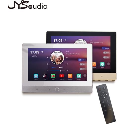 Touch Screen Bluetooth In Wall Sound Amplifier Android 8.1 WiFi 5G Power Smart Control Music Amp HiFi Stereo Home Audio System