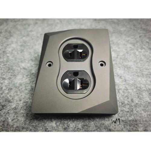 CNC general 86 type panel fever American standard socket wall power socket panel, super thick copper gold-plated conductor