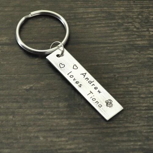 Personalized Keychain,Custom Keychain,Anniversary Gift, Gift For Him, Husband, Valentines Gift,Key Chain