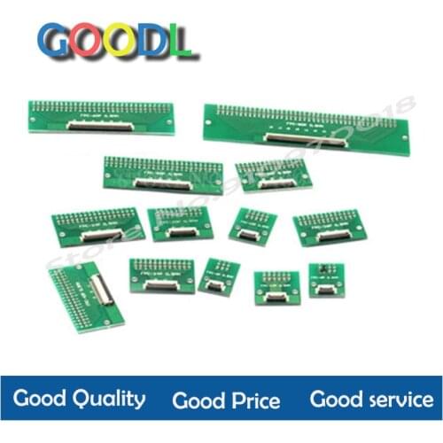 FPC/FFC flat cable transfer plate is directly inserted DIY 0.5 mm 1mm spacing connector 6P/8P/10P/20P/30P/40P/60P